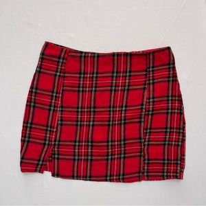 Forever21 plaid mini skirt .